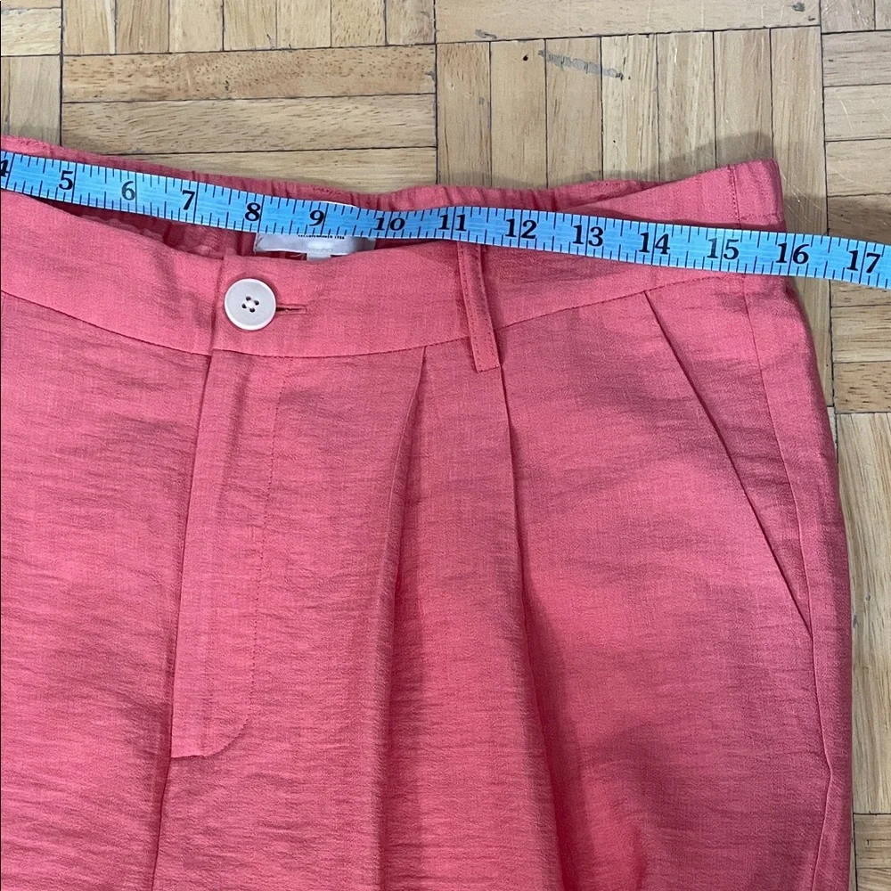 Part Two Sibille Wide-Leg Coral Pants in Porcelain Rose - Picture 13 of 15